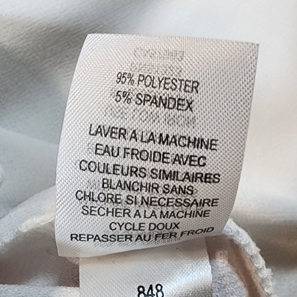 Halogen White Sleeveless Cowl Neck Blouse Size Large - Picture 11 of 14